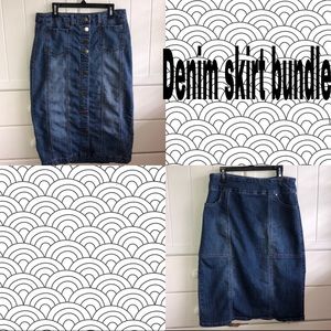 Denim Skirt Bundle
